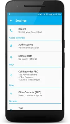 Call Recorder android App screenshot 7