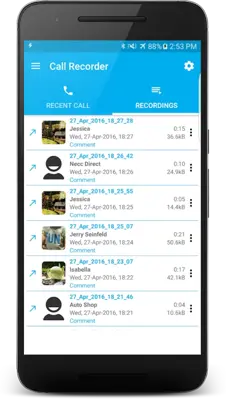 Call Recorder android App screenshot 8